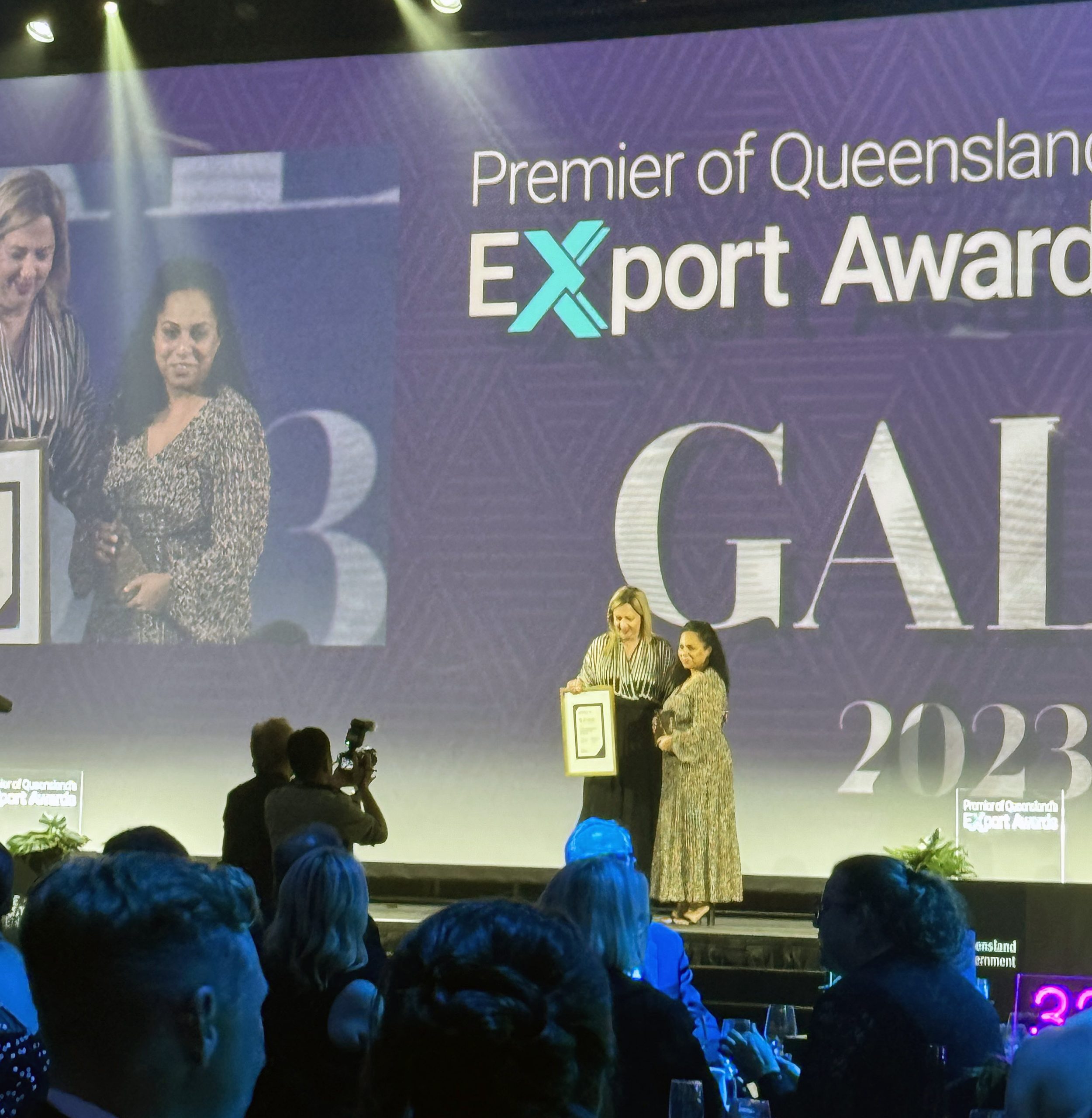 Chamindika Konara 博士昆士蘭州總理出口獎「國際商業女性獎」